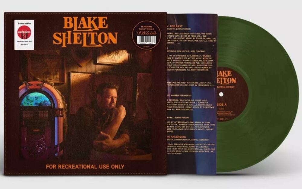 Blake Shelton - For Recreational Use Only (Target Exclusive Green Vinyl) New!
